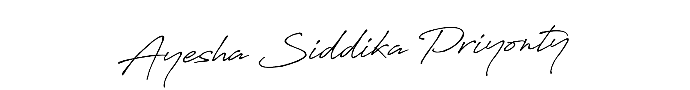 You should practise on your own different ways (Antro_Vectra_Bolder) to write your name (Ayesha Siddika Priyonty) in signature. don't let someone else do it for you. Ayesha Siddika Priyonty signature style 7 images and pictures png