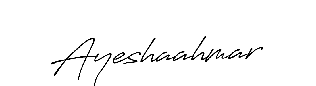 Ayeshaahmar stylish signature style. Best Handwritten Sign (Antro_Vectra_Bolder) for my name. Handwritten Signature Collection Ideas for my name Ayeshaahmar. Ayeshaahmar signature style 7 images and pictures png