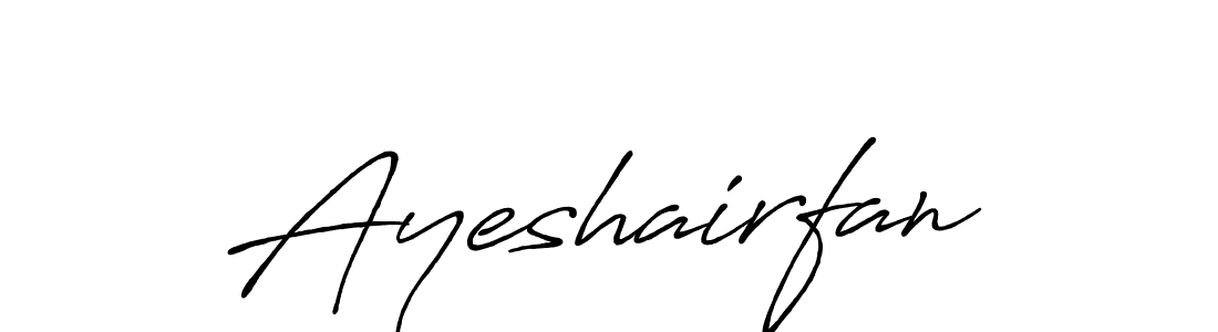 Make a short Ayeshairfan signature style. Manage your documents anywhere anytime using Antro_Vectra_Bolder. Create and add eSignatures, submit forms, share and send files easily. Ayeshairfan signature style 7 images and pictures png