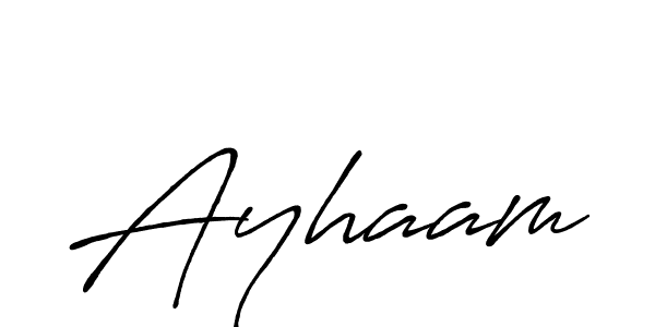 Make a beautiful signature design for name Ayhaam. Use this online signature maker to create a handwritten signature for free. Ayhaam signature style 7 images and pictures png