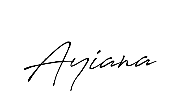 How to make Ayiana signature? Antro_Vectra_Bolder is a professional autograph style. Create handwritten signature for Ayiana name. Ayiana signature style 7 images and pictures png