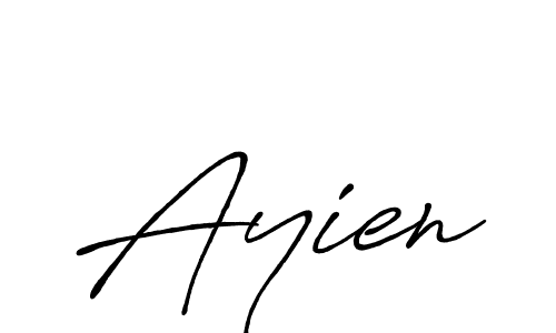 Use a signature maker to create a handwritten signature online. With this signature software, you can design (Antro_Vectra_Bolder) your own signature for name Ayien. Ayien signature style 7 images and pictures png