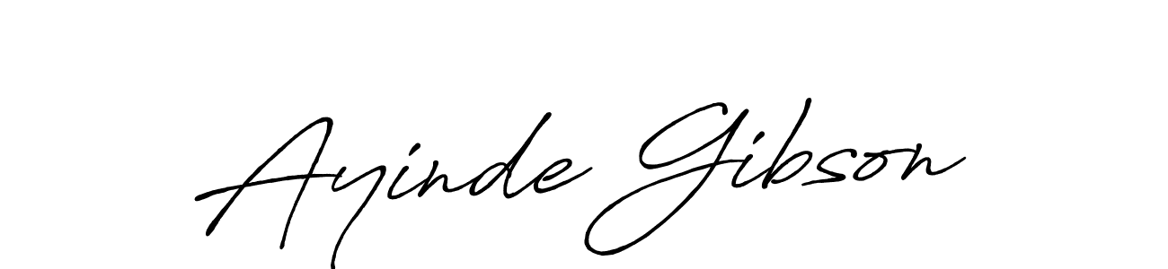 How to make Ayinde Gibson name signature. Use Antro_Vectra_Bolder style for creating short signs online. This is the latest handwritten sign. Ayinde Gibson signature style 7 images and pictures png