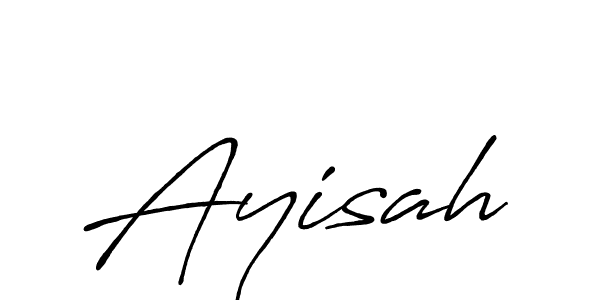 The best way (Antro_Vectra_Bolder) to make a short signature is to pick only two or three words in your name. The name Ayisah include a total of six letters. For converting this name. Ayisah signature style 7 images and pictures png