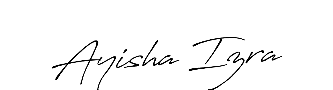 Use a signature maker to create a handwritten signature online. With this signature software, you can design (Antro_Vectra_Bolder) your own signature for name Ayisha Izra. Ayisha Izra signature style 7 images and pictures png