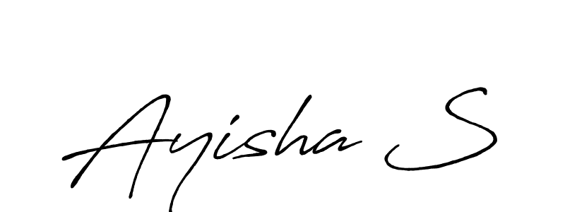 Antro_Vectra_Bolder is a professional signature style that is perfect for those who want to add a touch of class to their signature. It is also a great choice for those who want to make their signature more unique. Get Ayisha S name to fancy signature for free. Ayisha S signature style 7 images and pictures png