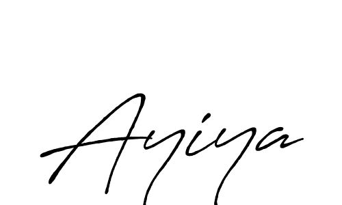How to make Ayiya name signature. Use Antro_Vectra_Bolder style for creating short signs online. This is the latest handwritten sign. Ayiya signature style 7 images and pictures png