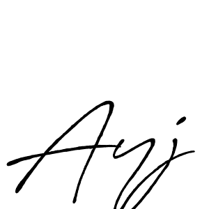 The best way (Antro_Vectra_Bolder) to make a short signature is to pick only two or three words in your name. The name Ayj include a total of six letters. For converting this name. Ayj signature style 7 images and pictures png