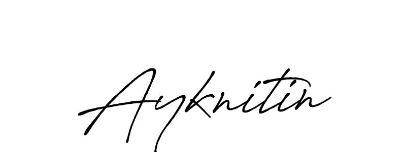 It looks lik you need a new signature style for name Ayknitin. Design unique handwritten (Antro_Vectra_Bolder) signature with our free signature maker in just a few clicks. Ayknitin signature style 7 images and pictures png