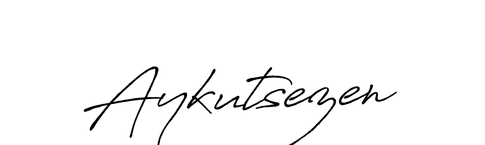 How to Draw Aykutsezen signature style? Antro_Vectra_Bolder is a latest design signature styles for name Aykutsezen. Aykutsezen signature style 7 images and pictures png