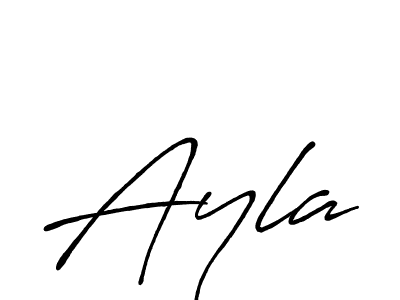 You should practise on your own different ways (Antro_Vectra_Bolder) to write your name (Ayla) in signature. don't let someone else do it for you. Ayla signature style 7 images and pictures png