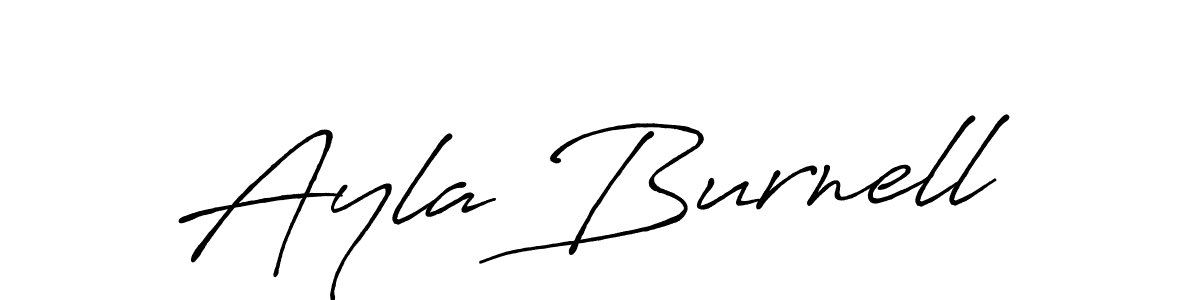 Also You can easily find your signature by using the search form. We will create Ayla Burnell name handwritten signature images for you free of cost using Antro_Vectra_Bolder sign style. Ayla Burnell signature style 7 images and pictures png