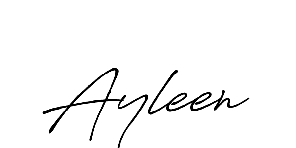 Use a signature maker to create a handwritten signature online. With this signature software, you can design (Antro_Vectra_Bolder) your own signature for name Ayleen. Ayleen signature style 7 images and pictures png