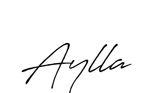 Similarly Antro_Vectra_Bolder is the best handwritten signature design. Signature creator online .You can use it as an online autograph creator for name Aylla. Aylla signature style 7 images and pictures png