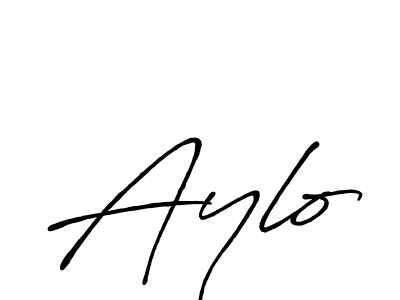 The best way (Antro_Vectra_Bolder) to make a short signature is to pick only two or three words in your name. The name Aylo include a total of six letters. For converting this name. Aylo signature style 7 images and pictures png