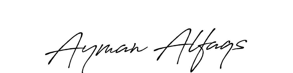 Ayman Alfaqs stylish signature style. Best Handwritten Sign (Antro_Vectra_Bolder) for my name. Handwritten Signature Collection Ideas for my name Ayman Alfaqs. Ayman Alfaqs signature style 7 images and pictures png
