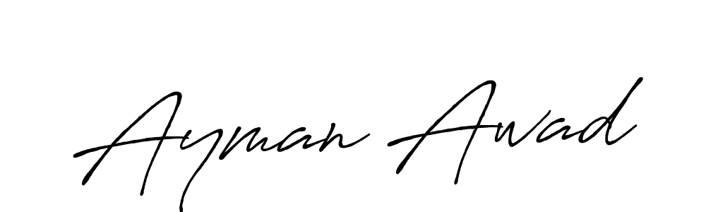 You should practise on your own different ways (Antro_Vectra_Bolder) to write your name (Ayman Awad) in signature. don't let someone else do it for you. Ayman Awad signature style 7 images and pictures png
