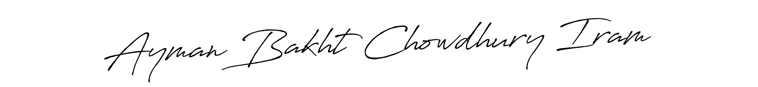 Similarly Antro_Vectra_Bolder is the best handwritten signature design. Signature creator online .You can use it as an online autograph creator for name Ayman Bakht Chowdhury Iram. Ayman Bakht Chowdhury Iram signature style 7 images and pictures png