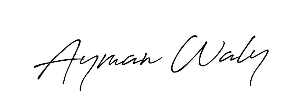 Antro_Vectra_Bolder is a professional signature style that is perfect for those who want to add a touch of class to their signature. It is also a great choice for those who want to make their signature more unique. Get Ayman Waly name to fancy signature for free. Ayman Waly signature style 7 images and pictures png