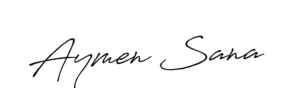 How to make Aymen Sana signature? Antro_Vectra_Bolder is a professional autograph style. Create handwritten signature for Aymen Sana name. Aymen Sana signature style 7 images and pictures png