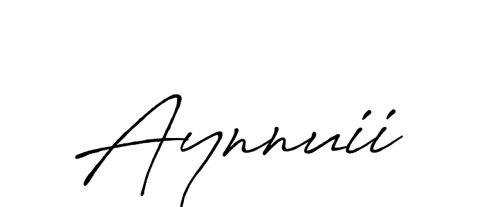 Once you've used our free online signature maker to create your best signature Antro_Vectra_Bolder style, it's time to enjoy all of the benefits that Aynnuii name signing documents. Aynnuii signature style 7 images and pictures png