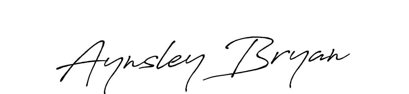 Design your own signature with our free online signature maker. With this signature software, you can create a handwritten (Antro_Vectra_Bolder) signature for name Aynsley Bryan. Aynsley Bryan signature style 7 images and pictures png