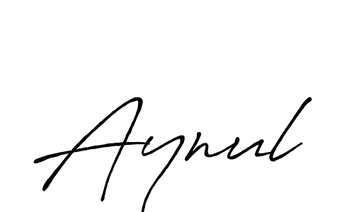 Create a beautiful signature design for name Aynul. With this signature (Antro_Vectra_Bolder) fonts, you can make a handwritten signature for free. Aynul signature style 7 images and pictures png