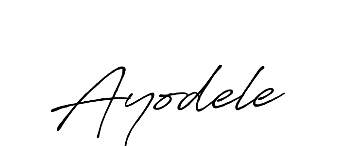 Also we have Ayodele name is the best signature style. Create professional handwritten signature collection using Antro_Vectra_Bolder autograph style. Ayodele signature style 7 images and pictures png