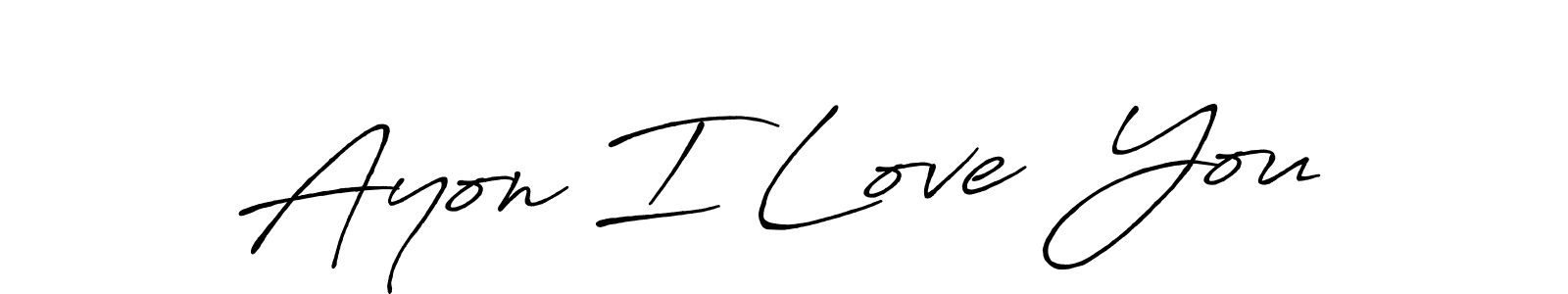 Here are the top 10 professional signature styles for the name Ayon I Love  You. These are the best autograph styles you can use for your name. Ayon I Love  You signature style 7 images and pictures png