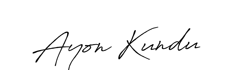 Once you've used our free online signature maker to create your best signature Antro_Vectra_Bolder style, it's time to enjoy all of the benefits that Ayon Kundu name signing documents. Ayon Kundu signature style 7 images and pictures png