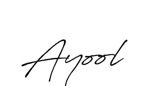 How to make Ayool signature? Antro_Vectra_Bolder is a professional autograph style. Create handwritten signature for Ayool name. Ayool signature style 7 images and pictures png