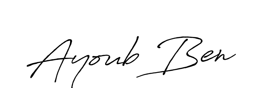 This is the best signature style for the Ayoub Ben name. Also you like these signature font (Antro_Vectra_Bolder). Mix name signature. Ayoub Ben signature style 7 images and pictures png