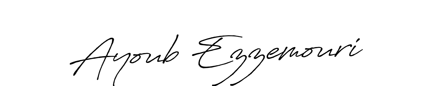 Also You can easily find your signature by using the search form. We will create Ayoub Ezzemouri name handwritten signature images for you free of cost using Antro_Vectra_Bolder sign style. Ayoub Ezzemouri signature style 7 images and pictures png