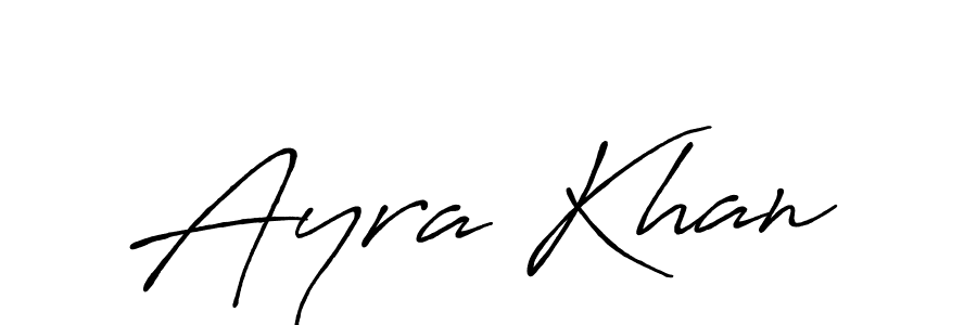 Once you've used our free online signature maker to create your best signature Antro_Vectra_Bolder style, it's time to enjoy all of the benefits that Ayra Khan name signing documents. Ayra Khan signature style 7 images and pictures png