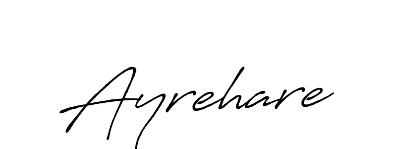 Ayrehare stylish signature style. Best Handwritten Sign (Antro_Vectra_Bolder) for my name. Handwritten Signature Collection Ideas for my name Ayrehare. Ayrehare signature style 7 images and pictures png