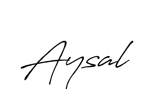 It looks lik you need a new signature style for name Aysal. Design unique handwritten (Antro_Vectra_Bolder) signature with our free signature maker in just a few clicks. Aysal signature style 7 images and pictures png