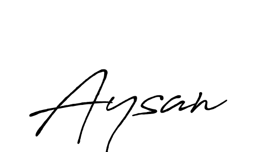 Similarly Antro_Vectra_Bolder is the best handwritten signature design. Signature creator online .You can use it as an online autograph creator for name Aysan. Aysan signature style 7 images and pictures png