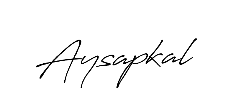 How to make Aysapkal name signature. Use Antro_Vectra_Bolder style for creating short signs online. This is the latest handwritten sign. Aysapkal signature style 7 images and pictures png