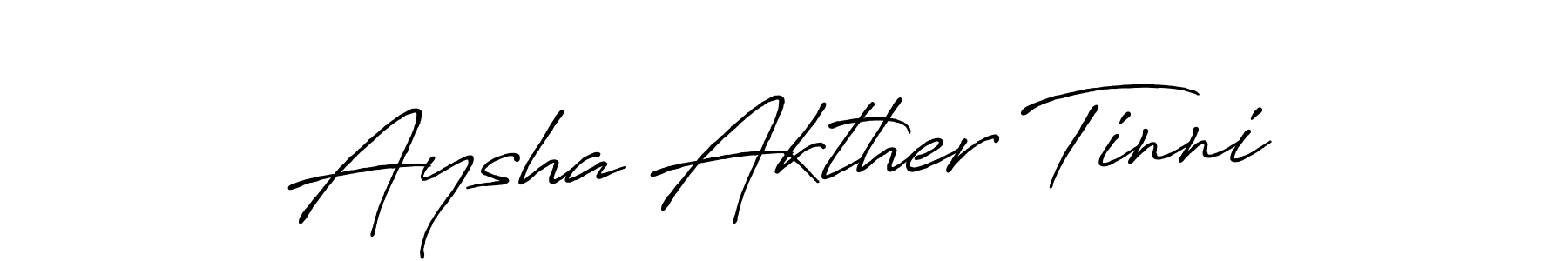 The best way (Antro_Vectra_Bolder) to make a short signature is to pick only two or three words in your name. The name Aysha Akther Tinni include a total of six letters. For converting this name. Aysha Akther Tinni signature style 7 images and pictures png