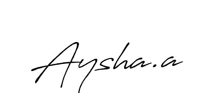 How to Draw Aysha.a signature style? Antro_Vectra_Bolder is a latest design signature styles for name Aysha.a. Aysha.a signature style 7 images and pictures png