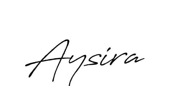 Use a signature maker to create a handwritten signature online. With this signature software, you can design (Antro_Vectra_Bolder) your own signature for name Aysira. Aysira signature style 7 images and pictures png