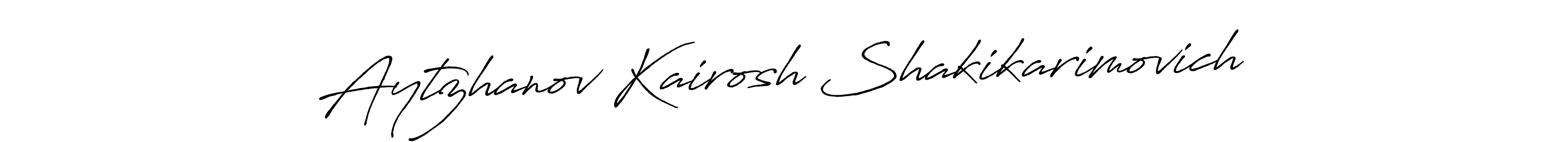 How to make Aytzhanov Kairosh Shakikarimovich signature? Antro_Vectra_Bolder is a professional autograph style. Create handwritten signature for Aytzhanov Kairosh Shakikarimovich name. Aytzhanov Kairosh Shakikarimovich signature style 7 images and pictures png