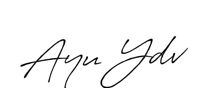 Make a beautiful signature design for name Ayu Ydv. Use this online signature maker to create a handwritten signature for free. Ayu Ydv signature style 7 images and pictures png