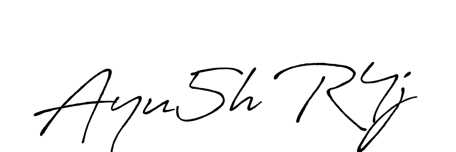 Make a beautiful signature design for name Ayu5h R4j. With this signature (Antro_Vectra_Bolder) style, you can create a handwritten signature for free. Ayu5h R4j signature style 7 images and pictures png