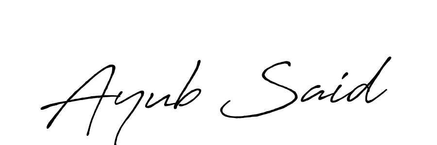 Here are the top 10 professional signature styles for the name Ayub Said. These are the best autograph styles you can use for your name. Ayub Said signature style 7 images and pictures png