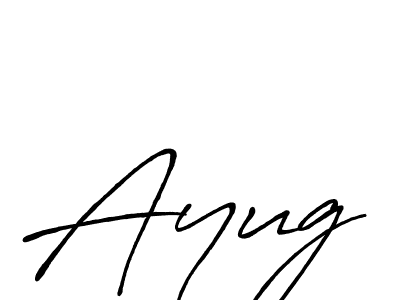 if you are searching for the best signature style for your name Ayug. so please give up your signature search. here we have designed multiple signature styles  using Antro_Vectra_Bolder. Ayug signature style 7 images and pictures png