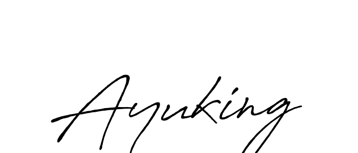 Once you've used our free online signature maker to create your best signature Antro_Vectra_Bolder style, it's time to enjoy all of the benefits that Ayuking name signing documents. Ayuking signature style 7 images and pictures png