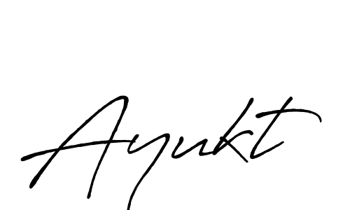How to make Ayukt signature? Antro_Vectra_Bolder is a professional autograph style. Create handwritten signature for Ayukt name. Ayukt signature style 7 images and pictures png