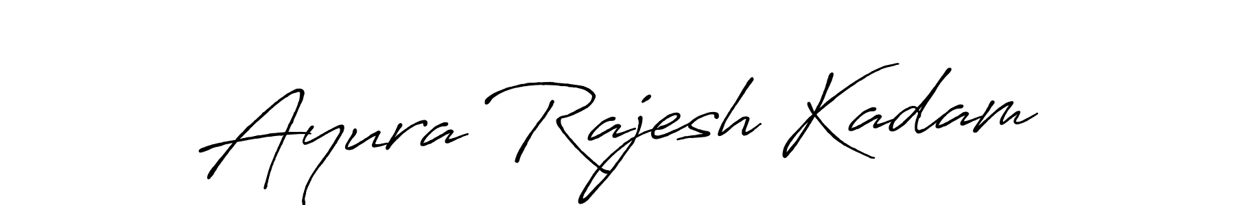 Use a signature maker to create a handwritten signature online. With this signature software, you can design (Antro_Vectra_Bolder) your own signature for name Ayura Rajesh Kadam. Ayura Rajesh Kadam signature style 7 images and pictures png