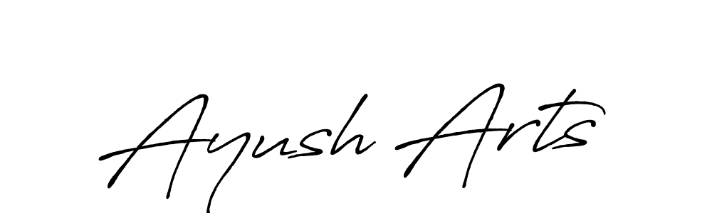 Once you've used our free online signature maker to create your best signature Antro_Vectra_Bolder style, it's time to enjoy all of the benefits that Ayush Arts name signing documents. Ayush Arts signature style 7 images and pictures png